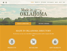 Tablet Screenshot of madeinoklahoma.net